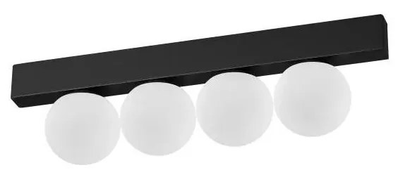 Ideal Lux - LED Mennyezeti lámpa PING PONG 4xLED/3W/230V CRI 90 fekete