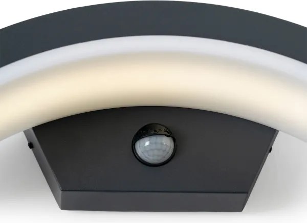 Brilagi - ARCELO LED kültéri fali lámpa szenzorral LED/8W/230V IP54