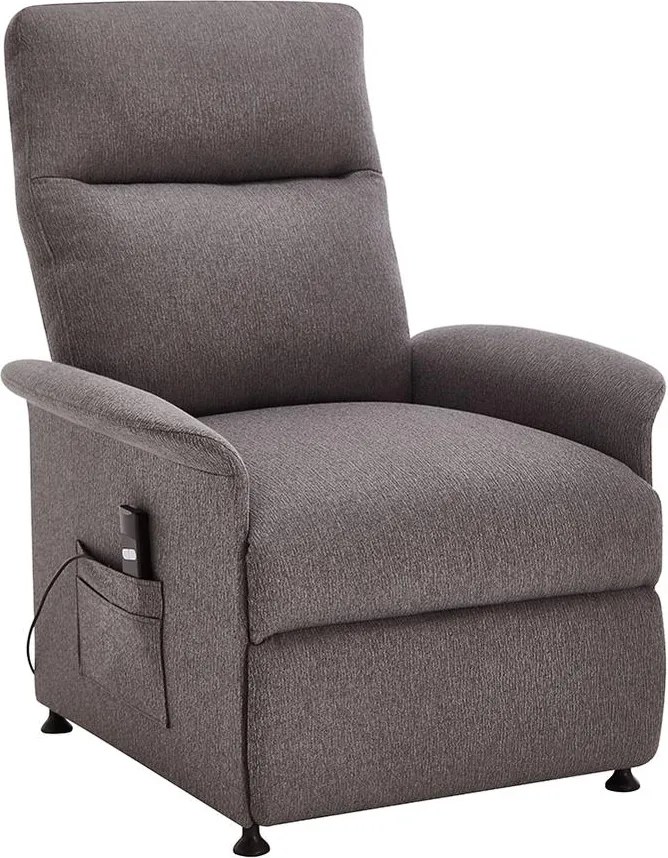 Catini ELYSIO elektromosan állítható relaxációs fotel, világos szürke