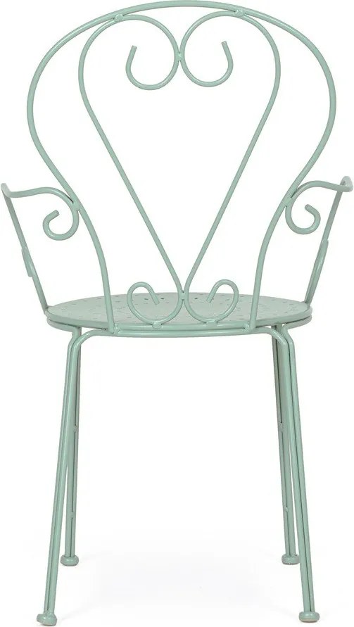 Mentazöld fém kerti szék Etienne – Bizzotto