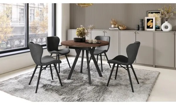 Étkezőasztal ARTUR tölgy/fekete