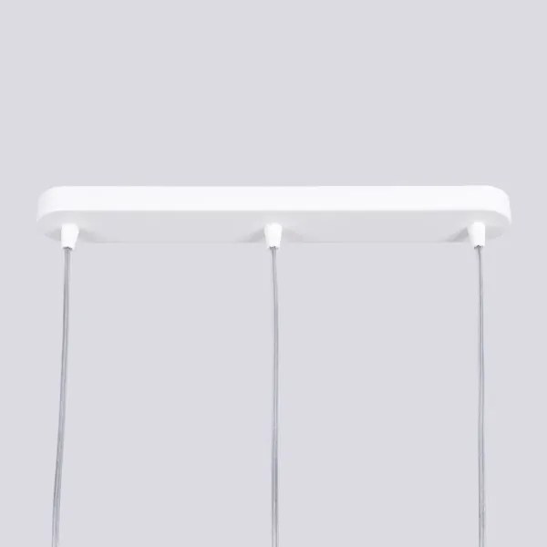 Sollux SL.1693 - Csillár zsinóron LIRO 3xGU10/10W/230V fehér