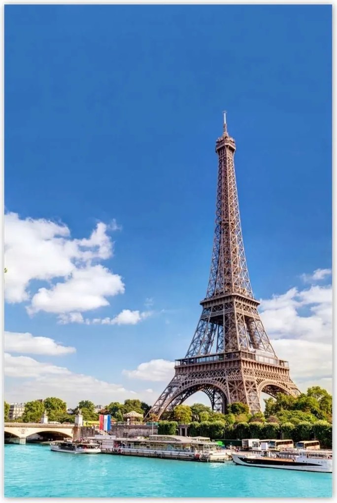 Poszterek 80x120 Párizsi Eiffel-torony