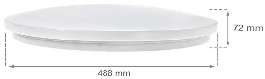 LED Dimmelhető mennyezeti lámpa NYMPHEA LED/36W/230V 2700-6500K Wi-Fi Tuya
