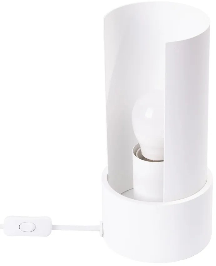 Fehér asztali lámpa (magasság 21 cm) Aurea – Sollux