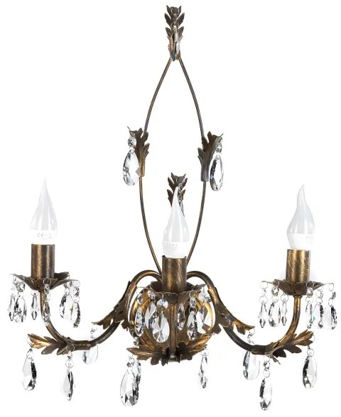 ONLI - Fali lámpa TERESA 3xE14/6W/230V bronz