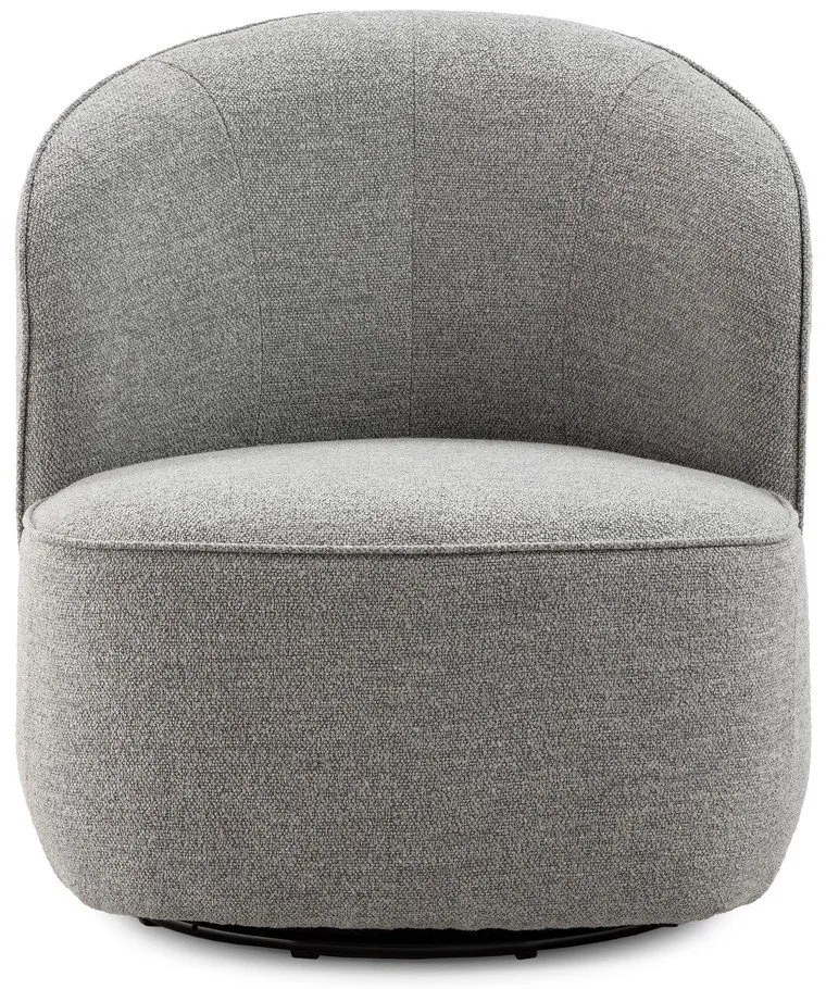 Világosszürke forgó fotel Edna – MOME