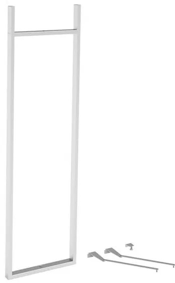 Konyhai fémrács, kamravasalás, 450mm, króm-fehér, részleges kihúzású, 5 kosár, nyíló ajtóhoz SIGE PRO LINE 295