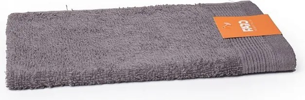 Törölköző 30x50 szürke frottír 500 g/m2