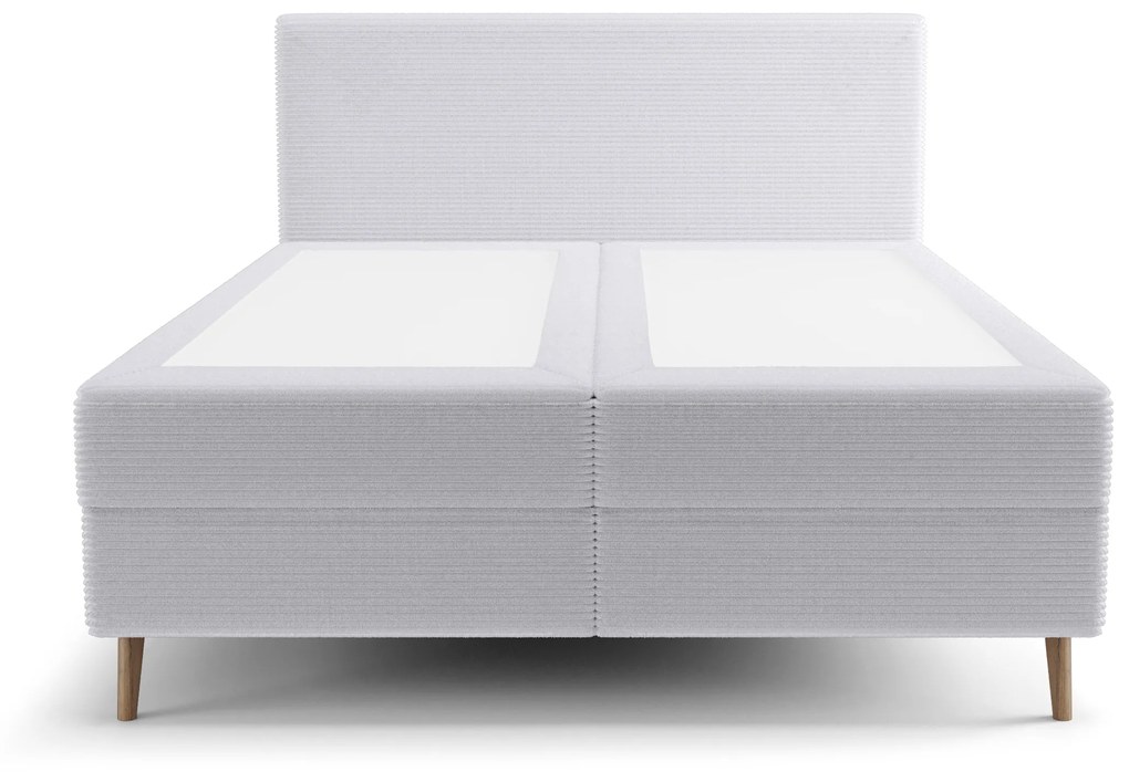 Egyszemélyes ágy 120 cm Napoli Bonell (szürke) (ágyráccsal, tárolóhellyel). 1082439