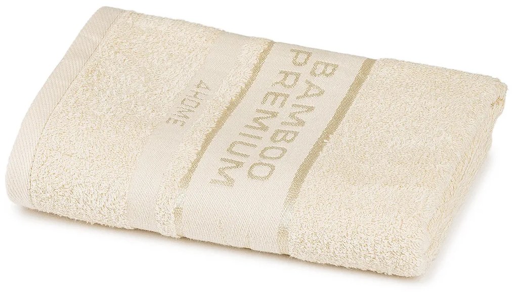 4Home Bamboo Premium törölköző, krémszínű, 30 x 50 cm, 2 db-os szett