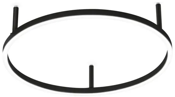 Ideal Lux - ORACLE SLIM LED mennyezeti lámpa, 29 W, 230 V, 4000 K, átm. 50 cm, fekete