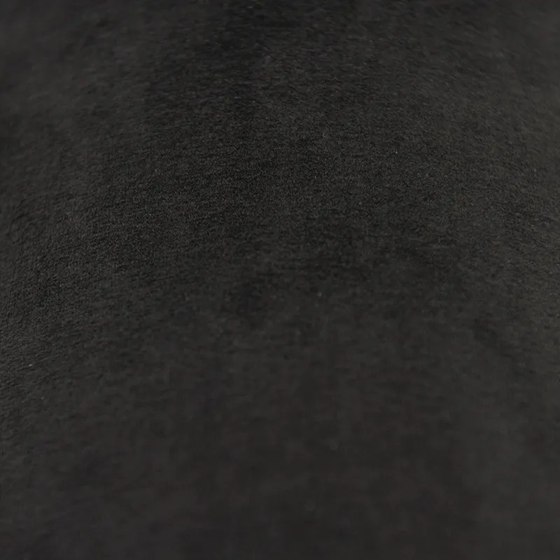 Fekete bársony lámpaernyő 18/18/14 arany belsővel