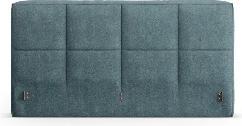 Kék kárpitozott ágytámla 209x100 cm Darren – Micadoni