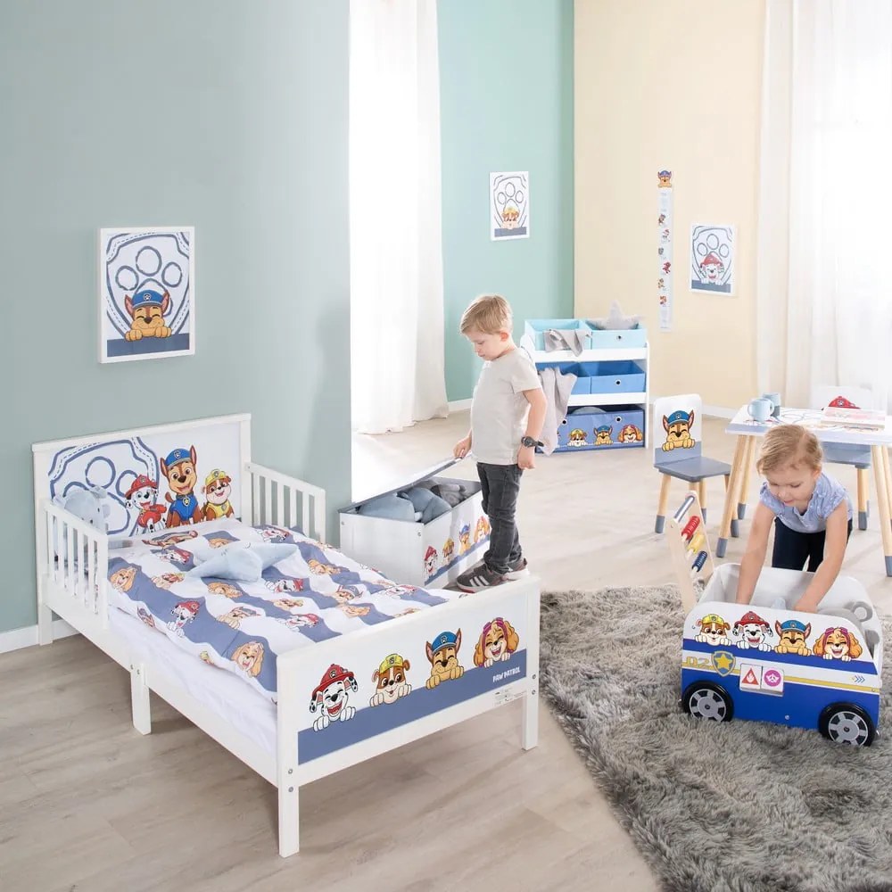 Fehér-kék gyerekágy 70x140 cm Paw Patrol – Roba