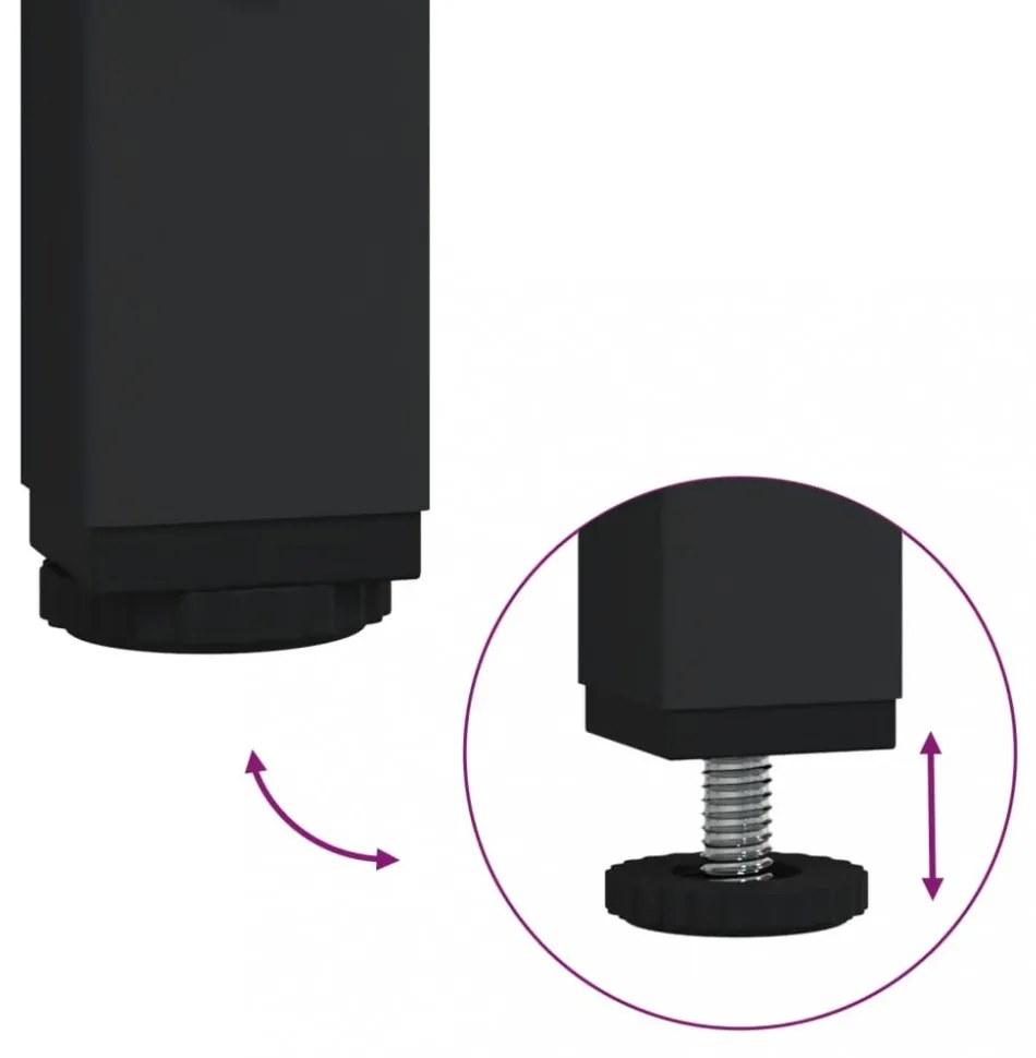 2 db füstös tölgy színű szerelt fa kisasztal