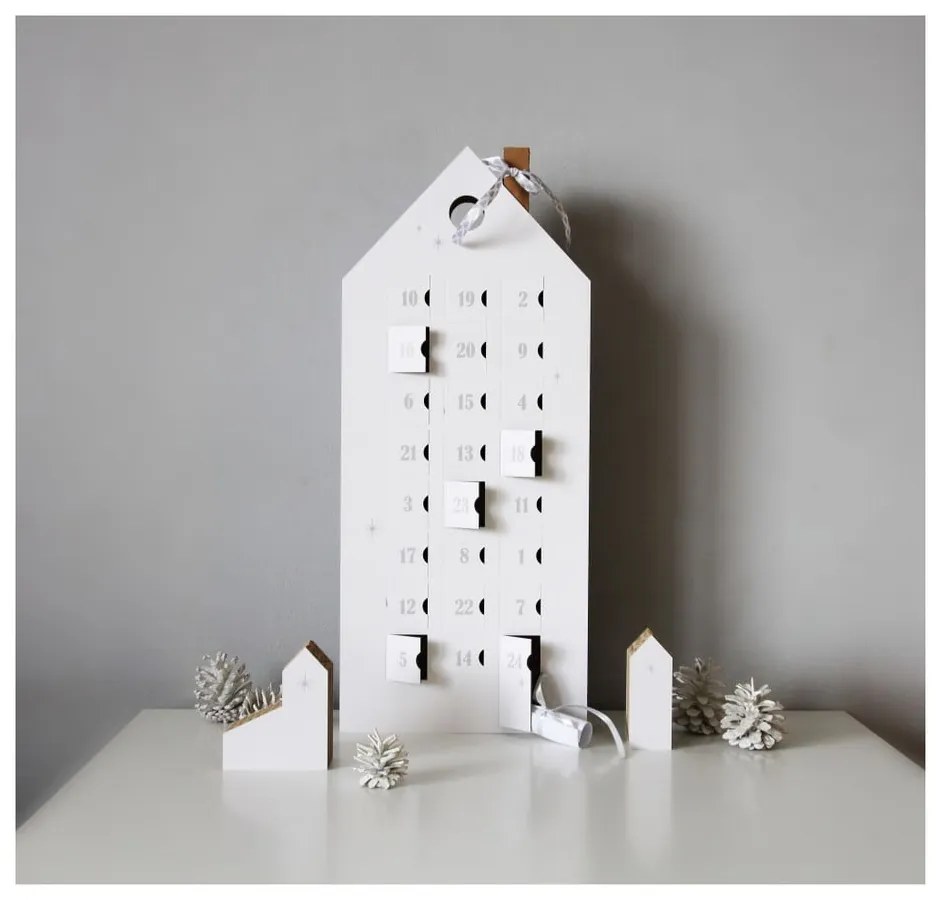 Adventi naptár ezüstszínű számokkal - Unlimited Design for kids