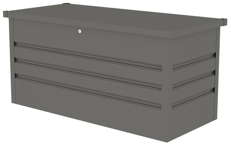 Kerti doboz G21 Denver 400 L, fémszürke