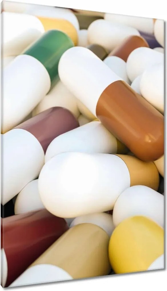 Vászonkép 80x120 Egy halom orvosi tabletta