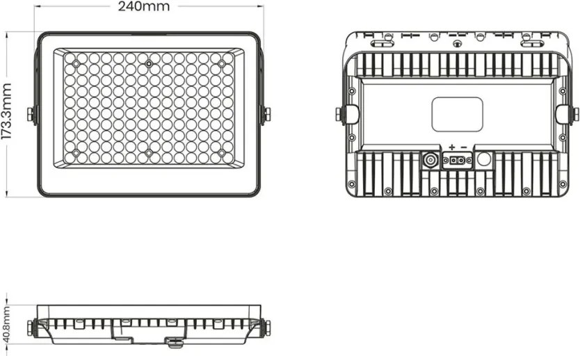 Eko Light FOKUS EKO9092 Halogén reflektor 1x100W/LED 6000K 1300lm IP65