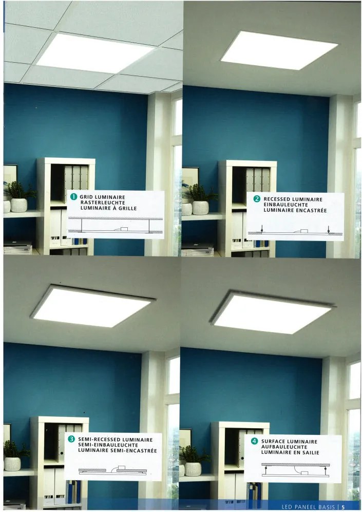 Eglo SALOBRENA 1 96153 LED panel 1x40W/LED 4800LM