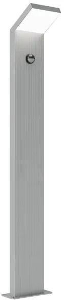 Brilagi - RIANO LED/8W/230V kültéri lámpa érzékelővel, ezüstszínű, IP65, 80 cm