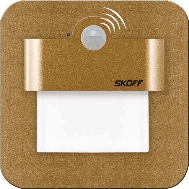 Skoff SALSA LED PIR 120° MJ-SAL-M-H-1-ML-ML-01 Beépíthető lépcsőházi lámpa 3000K IP20