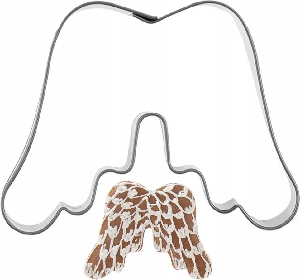 Szárnyas lyukasztó angyal Mézeskalács keksz lyukasztó forma