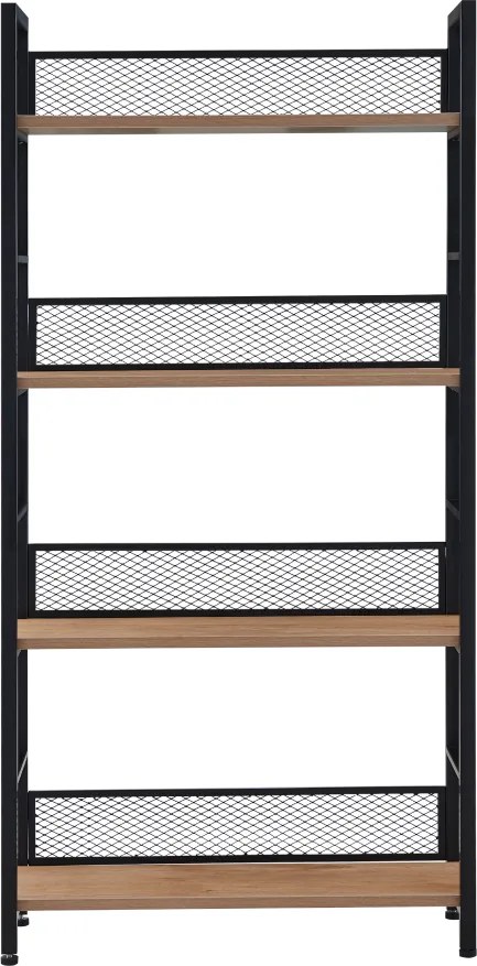 Polcállvány, fekete/tölgy, KELER TYP 1