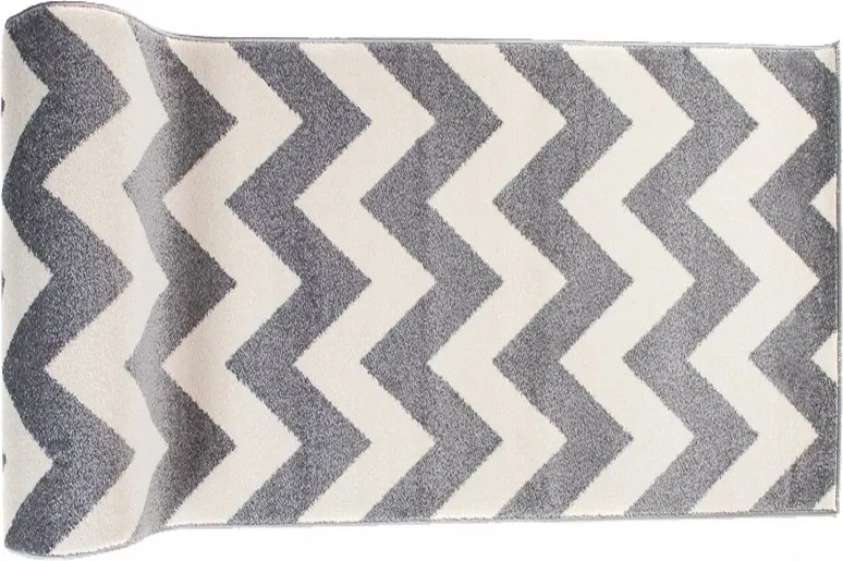 Futószőnyeg Marokkó Frizura 90cm cikk-cakk csíkos l891gr