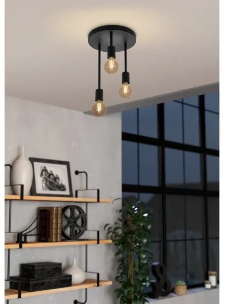 Eglo 43126 - Csillár rúdon WILMCOTE 3xE27/60W/230V