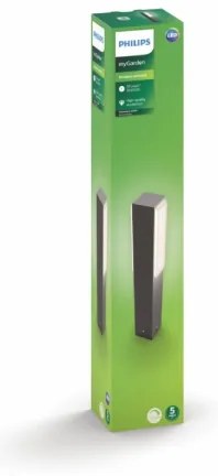 Philips 16488/93/P3 - Kültéri oszlopos lámpa MYGARDEN STRATOSPHERE 2xLED/4,5W IP44