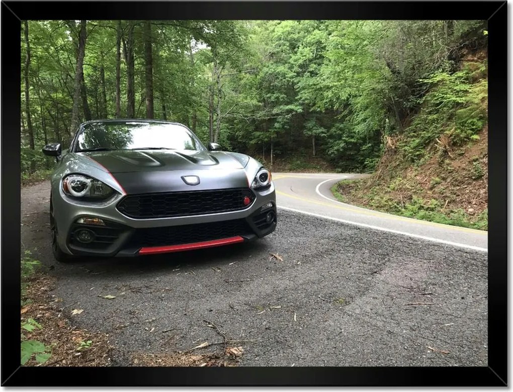 Poszterek keretben 40x30 Fiat 124 Spider Abarth