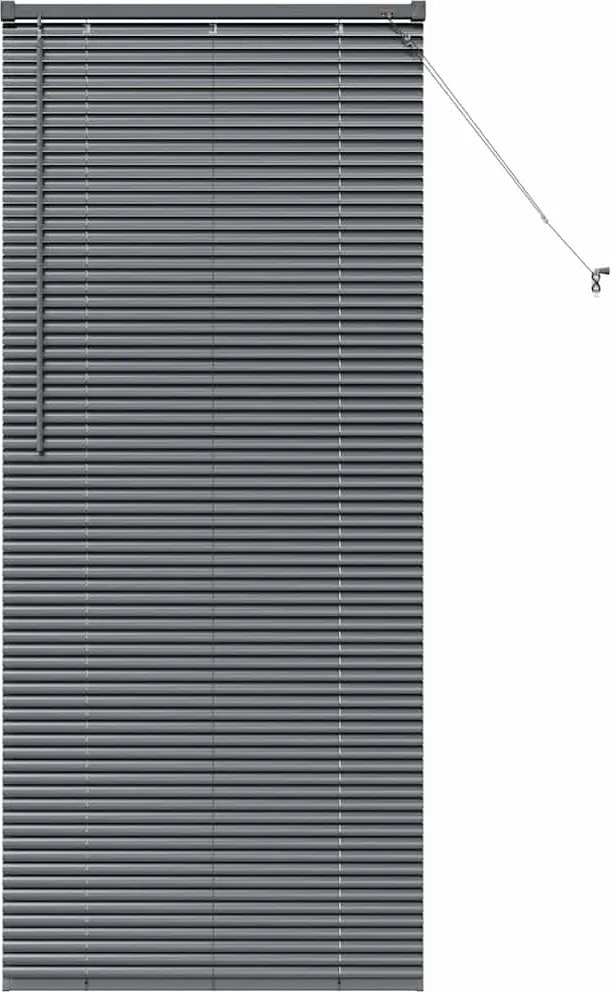 vidaXL Zsalugáter Redőnyök Sötétszürke 175 x 70 cm Alumínium