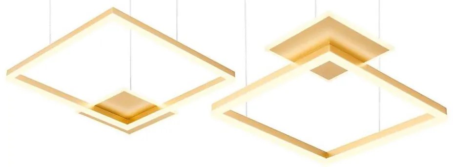 Redo 01-2615 - Fényerőszabályozható kábelen függesztett LED csillár SIGUA LED/137W/230V CRI 90 arany