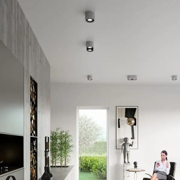 Mennyezeti lámpa BASIC AR111 1xGU10/40W/230V beton