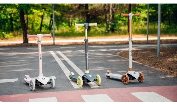 Lionelo - Gyerekroller JESSY 3xAA szürke/zöld