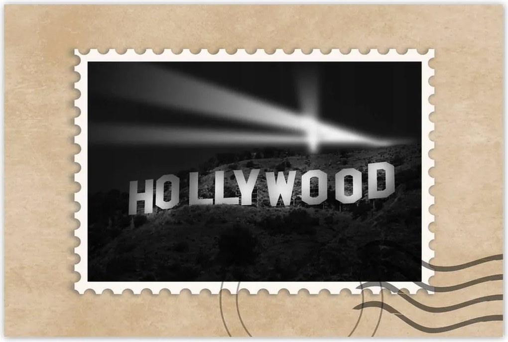 Poszterek 90x60 Hollywood Felirat