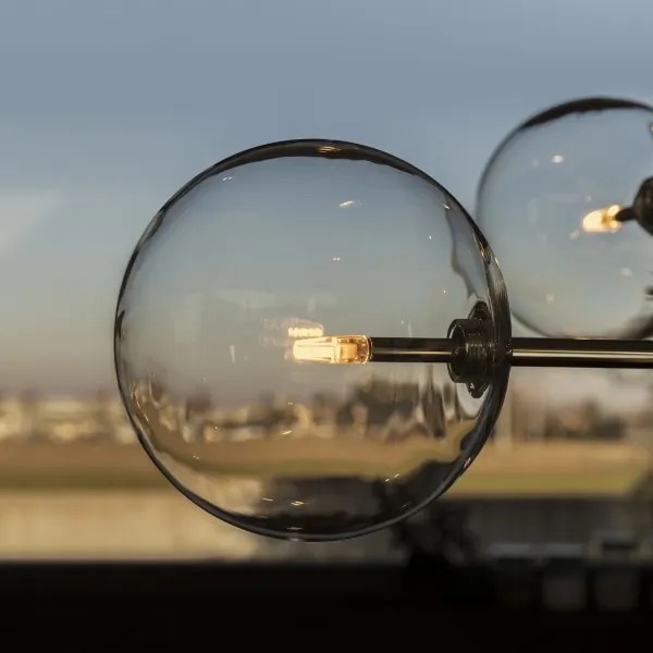 Ideal Lux - LED Csillár rúdon EQUINOXE 12xG4/2W/230V átm. 124 cm króm/átlátszó