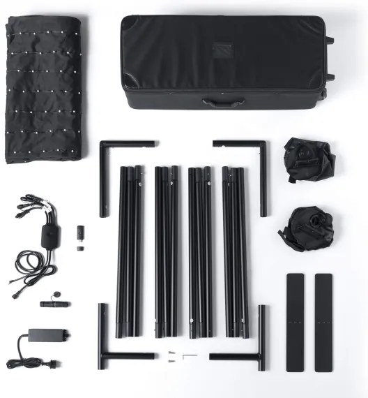 Twinkly TWDJ1120STP-BEU - LED RGBW kültéri fényfal 1120xLED 2,6x2,7 m IP44 Wi-Fi