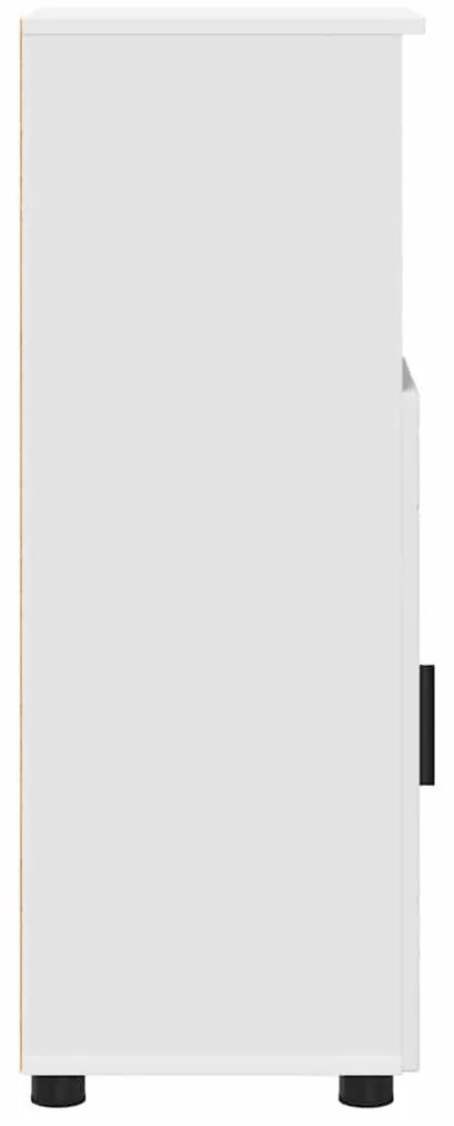 Fürdőszoba Székény polcokkal Fehér 30 x 35 x 95 cm Faanyag