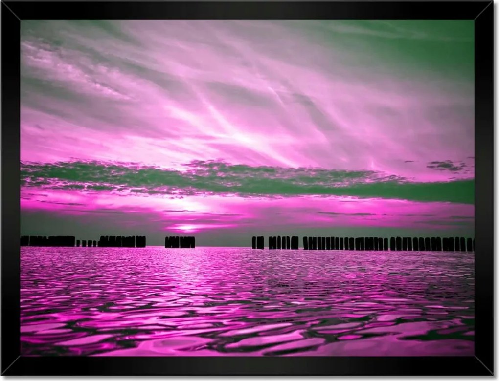 Poszterek keretben 40x30 Hanga naplemente