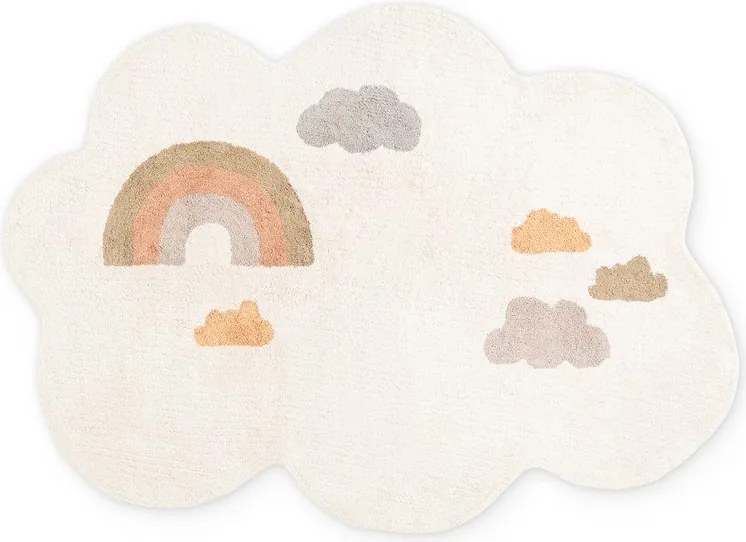 Krémszínű mosható-kézi szövésű pamut gyerek szőnyeg 140x200 cm Snuggle Willy – Hanse Home