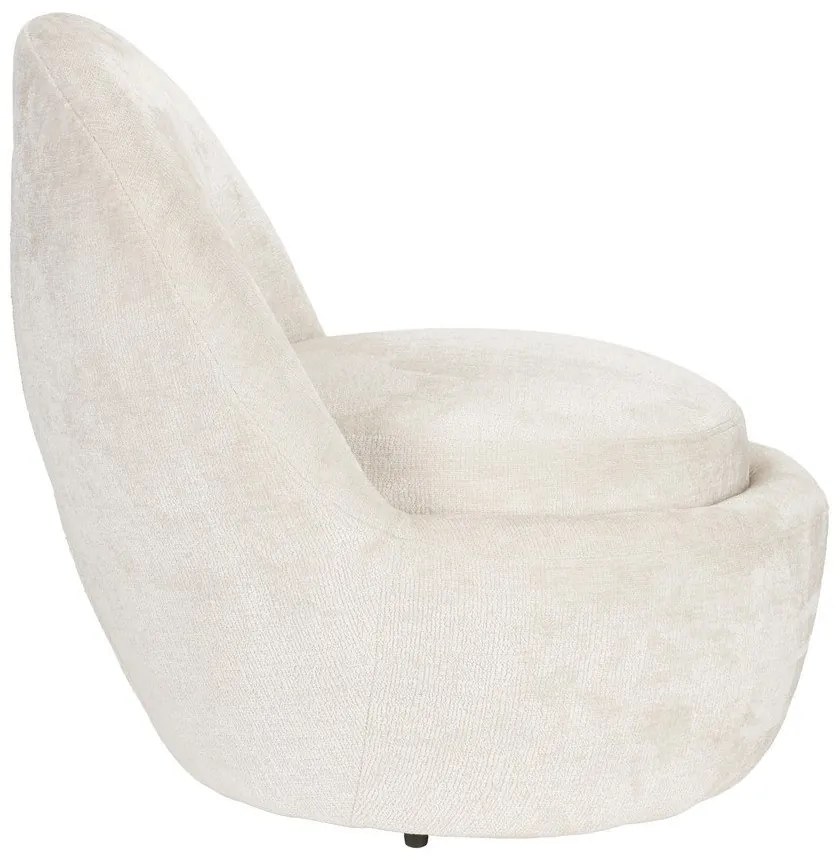 Krémszínű fotel Nash – White Label