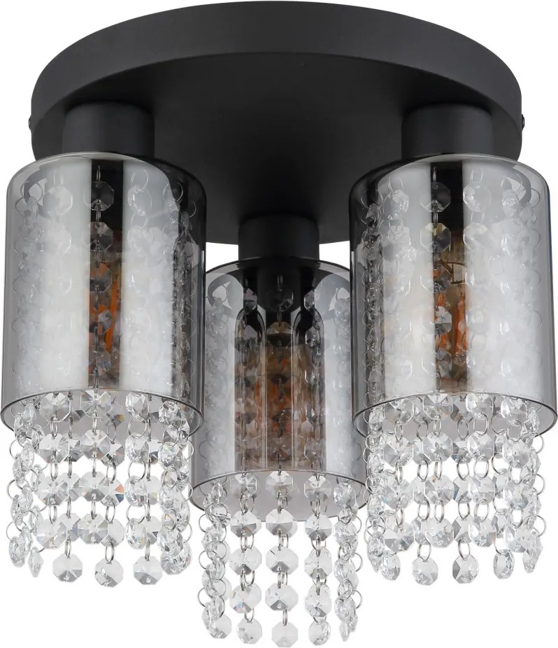 Mennyezeti Lámpa Matt fekete BACKEY GLOBO-15799-3D