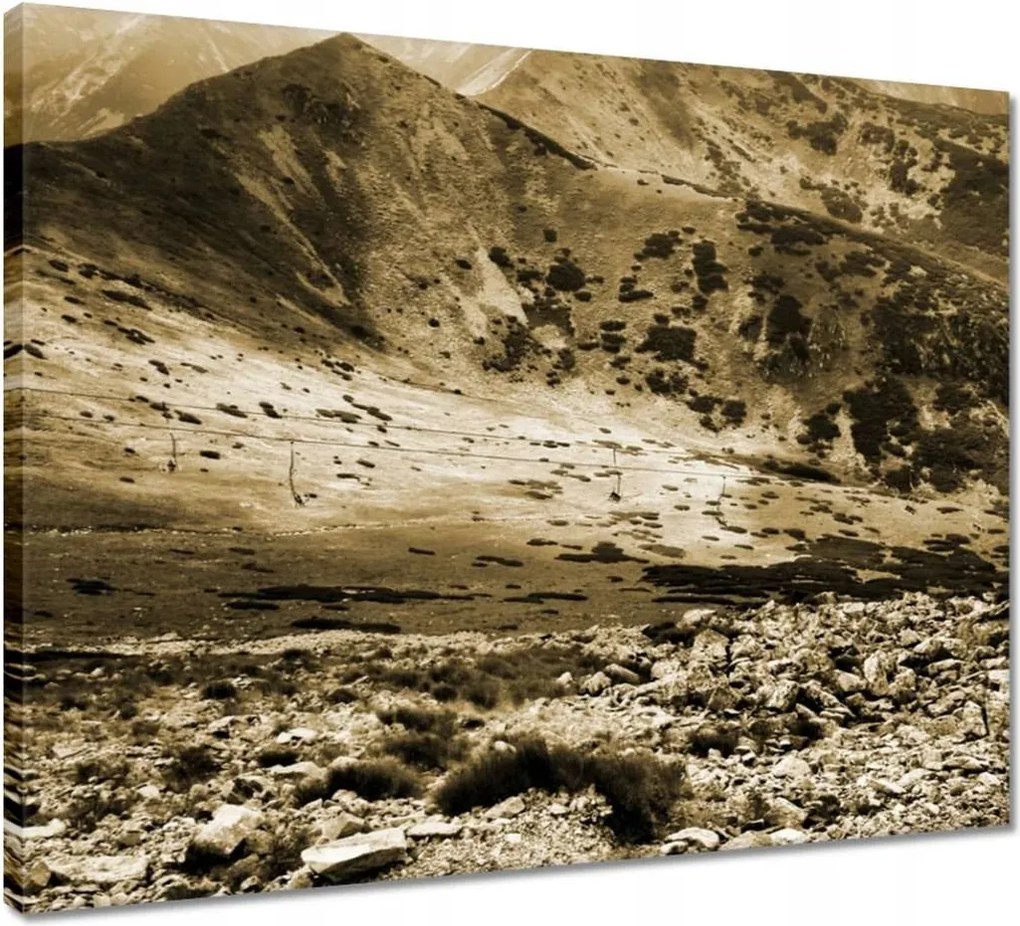 Vászonkép 50x40 Tátra Lengyel hegyek Kilátás