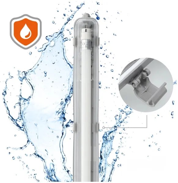Brilagi -LED Tech. OPTIMA T8 fénycsöves világítótest 1xG13/18W/230V 4000K IP65 128 cm