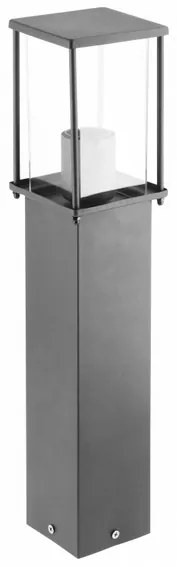 Lámpa Kerti lámpatest KEMI-P 50, E27, MAX.15W, IP44, AC220-240V, 50-60Hz, pole, grafit