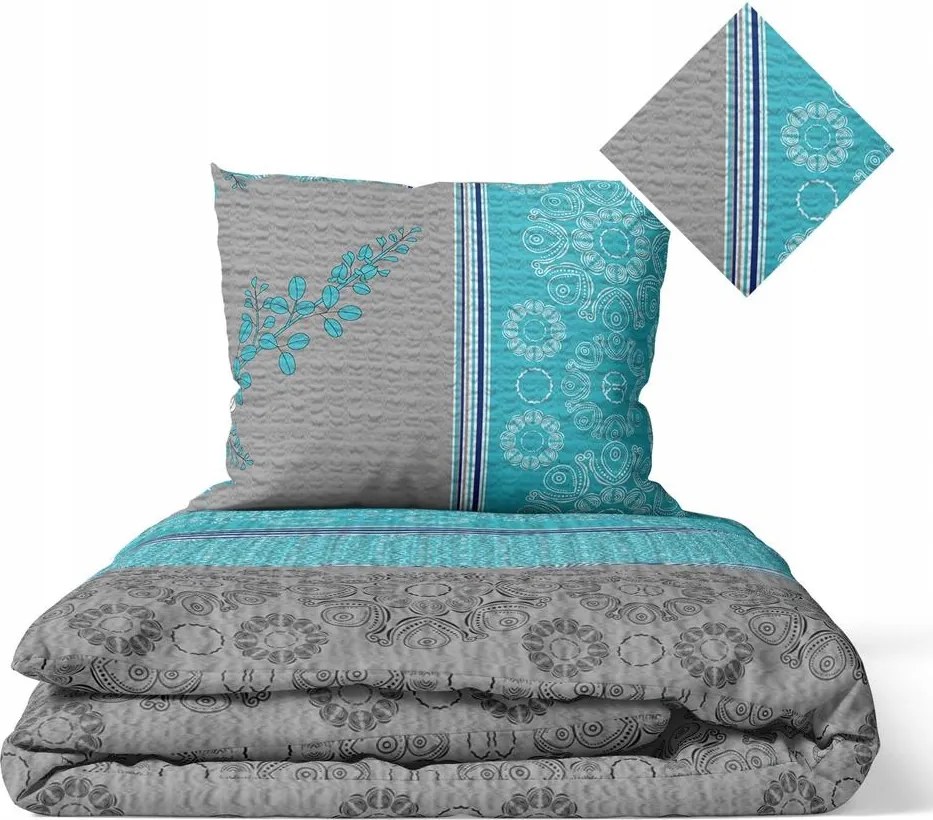 Kéreg Ágyneműhuzat 160x200 2x70x80 Pamut 100% Fehér Lengyel termék 1439