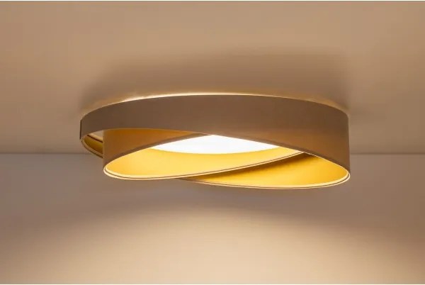 LED mennyezeti lámpa GALAXY MODERN LED/24W/230V Ø 55 cm bézs/arany